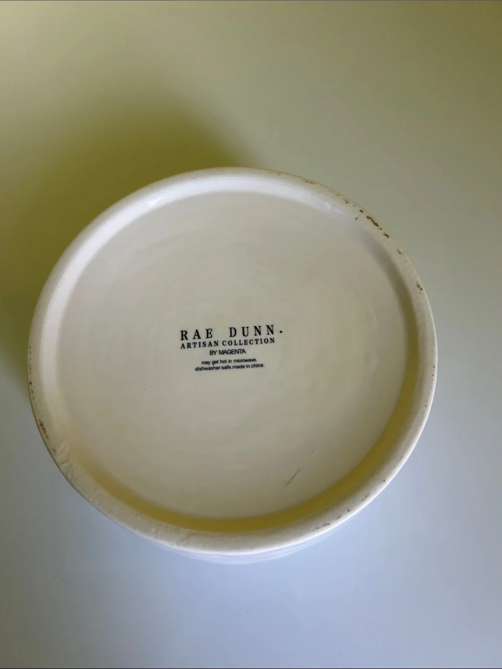 Rae Dunn pet food bowl